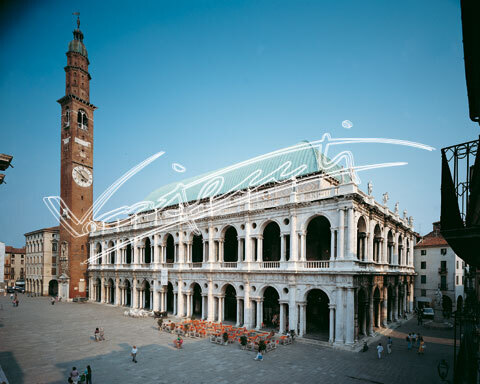 Basilica Palladiana. pellicola - diapositiva e negativo colore 10x12