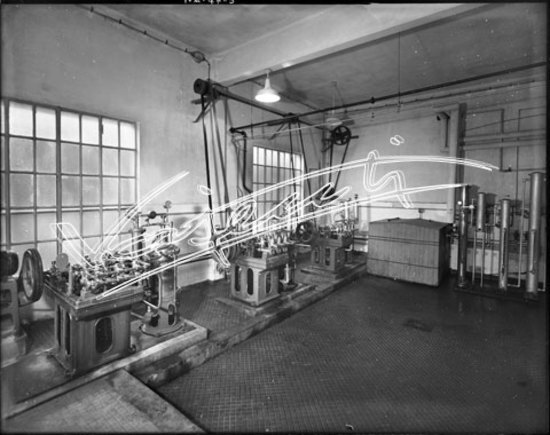 Demanio Acque di Recoaro. lastra di vetro - negativo bianco e nero fto mm 240X300