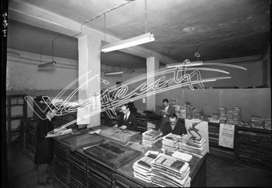 Il Giornale di Vicenza : Tipografia. pellicola - negativo bianco e nero fto mm 130x180