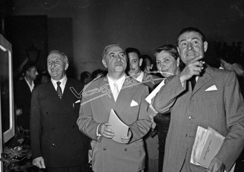 Fiera Campionaria di Vicenza 1952 Ministro Giuseppe Spataro