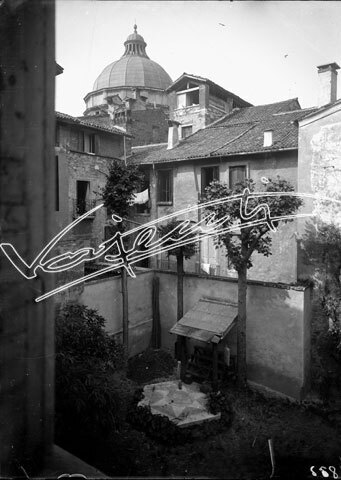 Palazzo Piovene. lastra di vetro - negativo bianco e nero fto mm 130x180