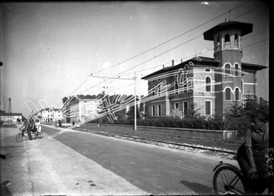 Tavernelle di Altavilla Vicentina: Villa Corà. lastra di vetro - negativo bianco e nero fto mm 130x180