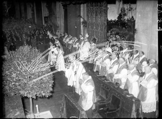 Vescovo Rodolfi. lastra di vetro - negativo bianco e nero fto mm 90x120