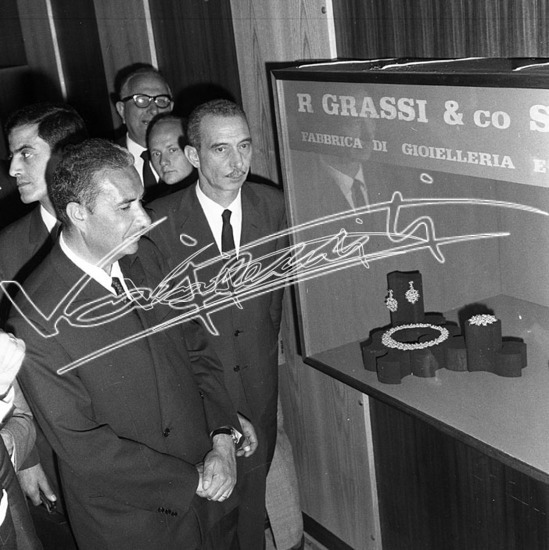 Fiera di Vicenza 1967 : Mostra dell`Oreficeria: Inaugurazione. Pellicola - negativo bianco e nero fto mm 60x60