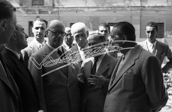 Fiera Campionaria di Vicenza 1949: Alberto Giovannini. Pellicola - negativo bianco e nero f.to mm 24X36