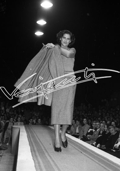 Fiera Campionaria di Vicenza 1949: Moda. Pellicola - negativo bianco e nero f.to mm 24X36