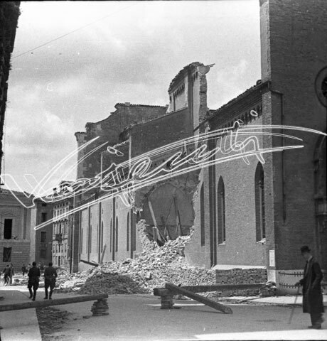Cattedrale di Vicenza : Restauro 1945-1950. pellicola-negativo bianco e nero-24X24