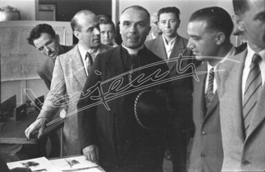 Fiera Campionaria di Vicenza 1946 Visita di Carlo Zinato Vescovo di Vicenza 