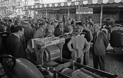 Fiera Campionaria di Vicenza 1953 Inaugurazione Meccanizzazione Agricola Gioacchino Palutan Prefetto di Vicenza Fiera Campionaria di Vicenza 1953 Inaugurazione Meccanizzazione Agricola Gioacchino Palutan Prefetto di Vicenza