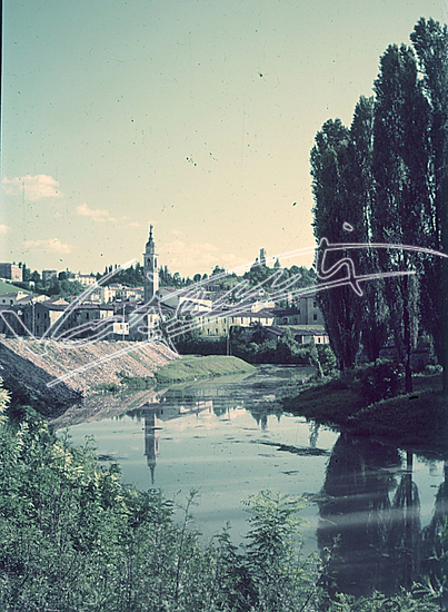 Fiume Retrone. pellicola - diapositiva a colori f.to mm 60x90