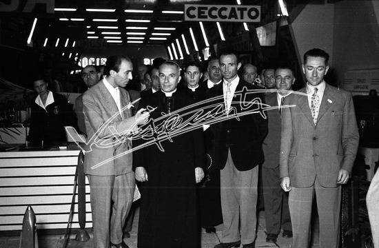 Fiera Campionaria di Vicenza 1949 : Carlo Zinato . Pellicola - negativo bianco e nero f.to mm 24X36