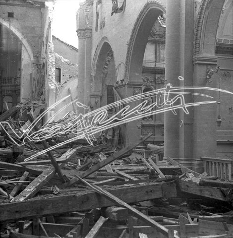 Cattedrale di Vicenza : Restauro 1945-1950. pellicola-negativo bianco e nero-24X24