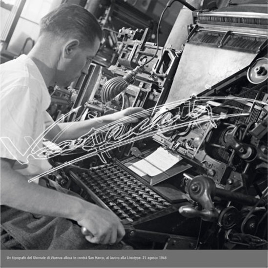 Il Giornale di Vicenza : Tipografia. File digitale MB 100
