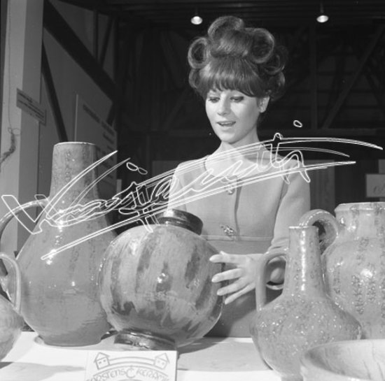 Fiera di Vicenza 1967 : Salone Internazionale della Ceramica. pellicola - negativo bianco e nero fto mm 60x60