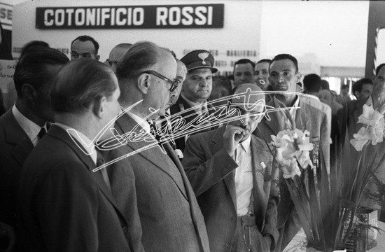 Fiera Campionaria di Vicenza 1949: Alberto Giovannini. Pellicola - negativo bianco e nero f.to mm 24X36