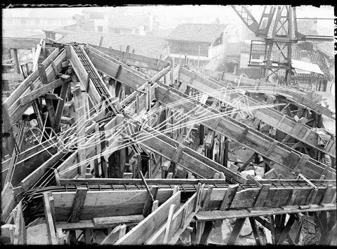 Regie Poste e Telegrafi. lastra di vetro - negativo bianco e nero fto mm 130x180