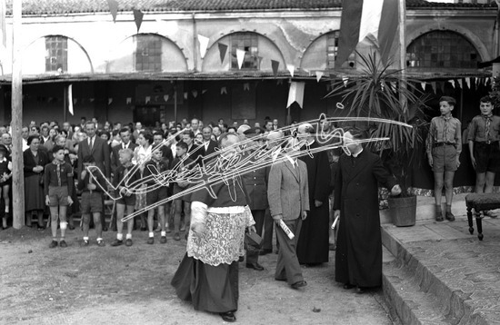 Patronato Leone XIII: Cerimonia. Pellicola - negativo bianco e nero f.to mm 60x90