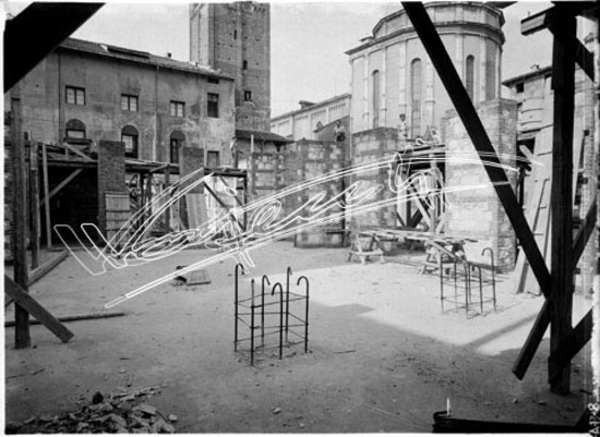 Regie Poste e Telegrafi. lastra di vetro - negativo bianco e nero fto mm 180x240