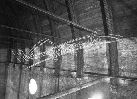 Basilica Palladiana : restauro 1947-1951. lastra di vetro - negativo bianco e nero fto mm 180x240