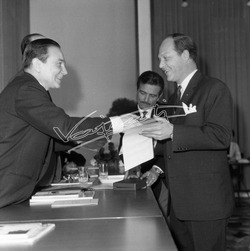 Fiera di Vicenza 1969 Salone Internazionale della Ceramica Inaugurazione Fiera di Vicenza 1969 Salone Internazionale della Ceramica Inaugurazione