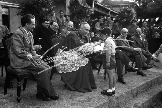 Patronato Leone XIII: Cerimonia. Pellicola - negativo bianco e nero f.to mm 60x90