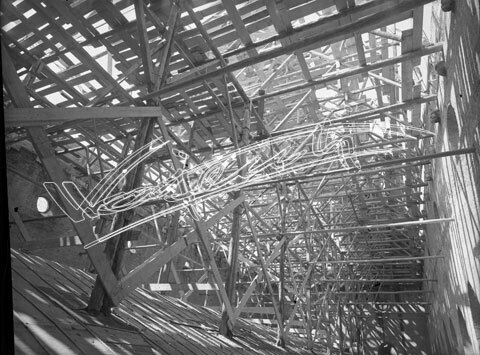 Basilica Palladiana : restauro 1947-1951. lastra di vetro - negativo bianco e nero fto mm 180x240