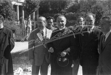 Fiera Campionaria di Vicenza 1946 Visita di Carlo Zinato Vescovo di Vicenza 