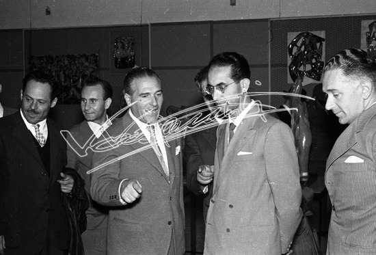 Fiera Campionaria di Vicenza 1955. Pellicola - negativo bianco e nero f.to mm 24X36