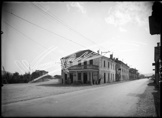 Tavernelle di Altavilla Vicentina. lastra di vetro - negativo bianco e nero fto mm 130x180