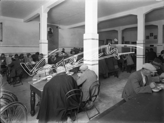 Cucine Economiche di San Faustino. lastra di vetro - negativo bianco e nero fto mm 180x240