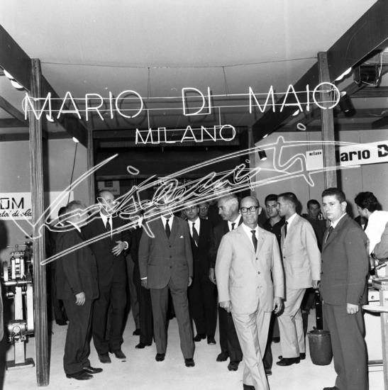 Fiera Campionaria di Vicenza 1964 : Inaugurazione. Pellicola - negativo bianco e nero fto mm 60x60