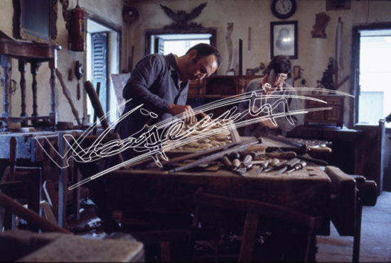 Gaetano Murat : Restauratore. diapositiva 24x36 mm