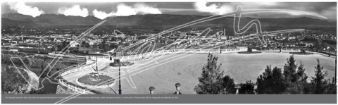 Panoramica di Vicenza : da Piazzale della Vittoria. File digitale