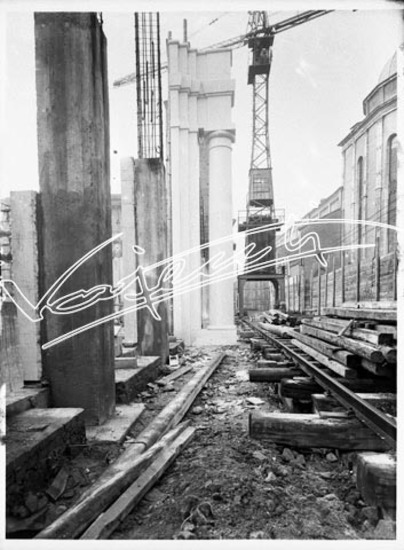 Regie Poste e Telegrafi. lastra di vetro - negativo bianco e nero fto mm 180x240