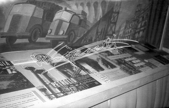 Mostra ERP in Basilica : Piano Marshall. pellicola - negativo bianco e nero fto mm 60X90