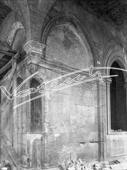 Basilica Palladiana : restauro 1947-1951. lastra di vetro - negativo bianco e nero fto mm 180x240