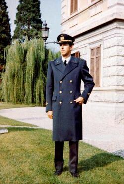 MARIO MONTI Sottotenente Aeronautica 1967 giovane militare