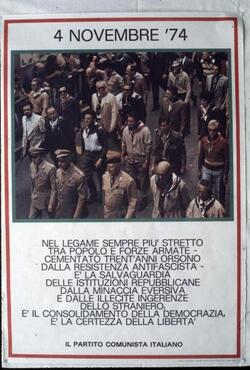 MANIFESTI ELETTORALI PARTITO COMUNISTA ITALIANO PCI ANNI 70