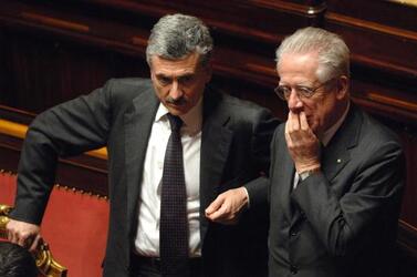 TOMMASO PADOA SCHIOPPA MASSIMO D ALEMA POLITICO