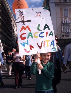 MANIFESTAZIONE CONTRO LA CACCIA