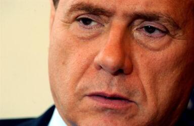 il Presidente del consiglio italiano SILVIO BERLUSCONI PRIMO PIANO