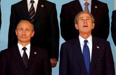 VERTICE NATO RUSSIA VLADIMIR PUTIN GEORGE W. BUSH