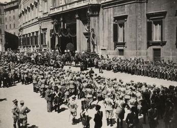 MONTECITORIO SEDUTA INAUGURALE DELLA XXVIII LEGISLATURA FASCISMO FASCISMO