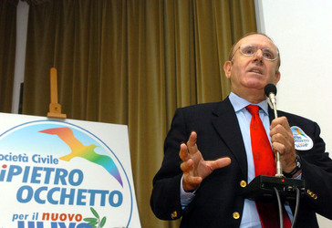 PINO ARLACCHI POLITICO LISTA SOCIETA CIVILE