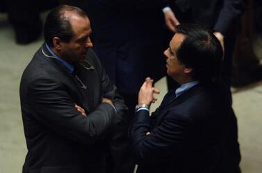 ANTONIO DI PIETRO POLITICO IDV LEOLUCA ORLANDO
