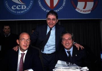 ROCCO BUTTIGLIONE SERGIO D ANTONI MARCO FOLLINI UNIONE DI CENTRTO