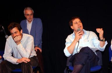 NANNI MORETTI PAOLO FLORES D ARCAIS CORRADO GUZZANTI