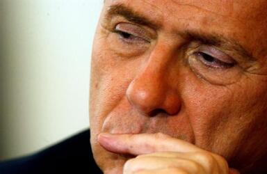 il Presidente del consiglio italiano SILVIO BERLUSCONI PRIMO PIANO