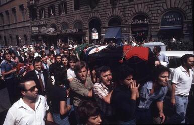 FUNERALE JUNIO VALERIO BORGHESE 1974