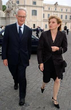 MARCO STADERINI CON SUA MOGLIE